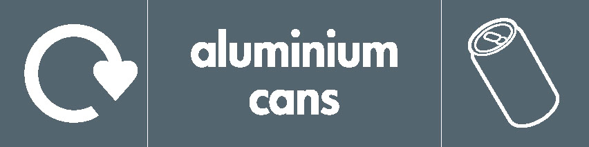 Aluminium Cans Recycling Metals Signage - META0023