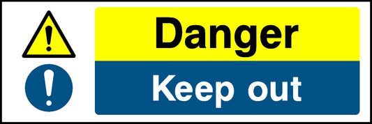 Danger Keep Out Multi Purpose Signage - MULT0001