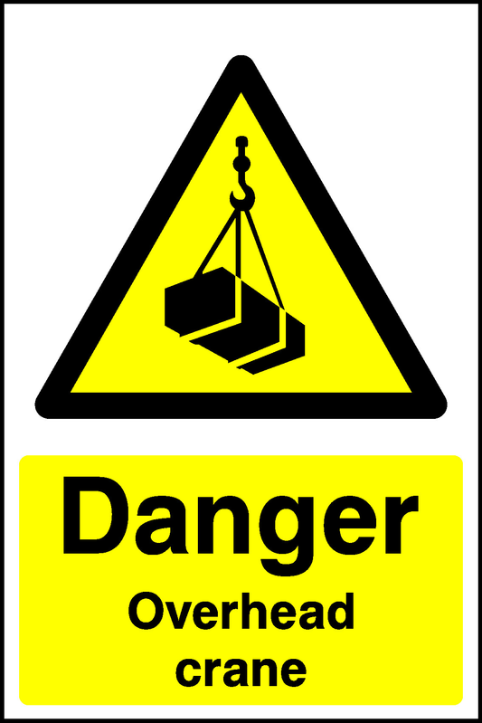 Danger Overhead Crane Construction-Signage - CONS0028