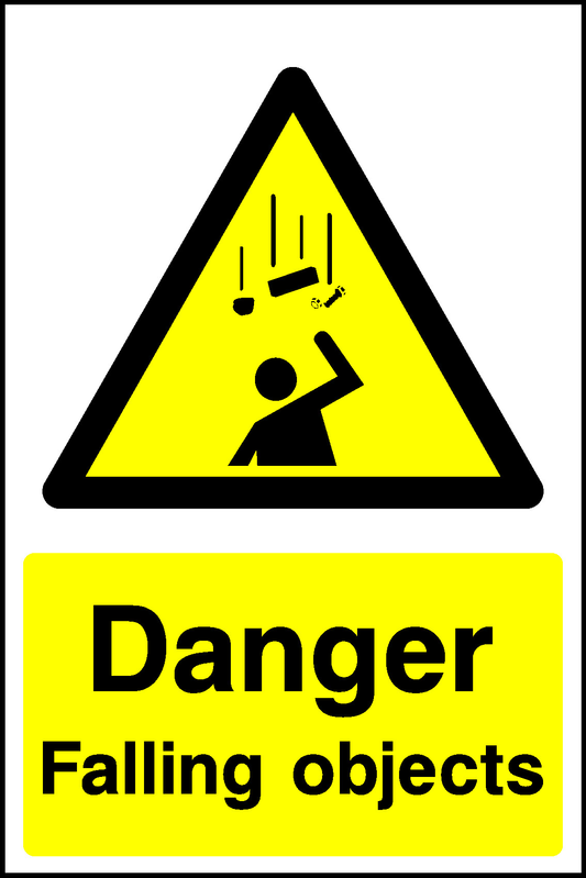 Danger Falling Objects Construction-Signage - CONS0029