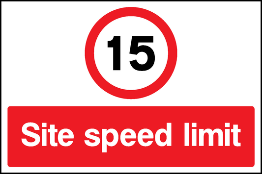 Site Speed Limit Construction-Signage - CONS0090