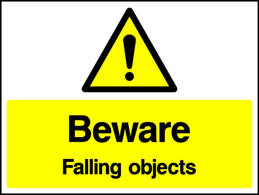 Beware Falling Objects Construction-Signage - CONS0094