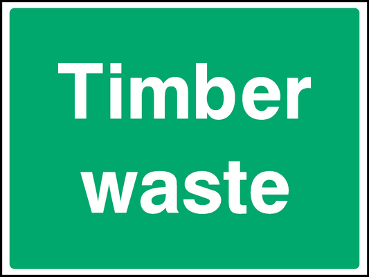 Timber Waste Construction-Signage - CONS0112