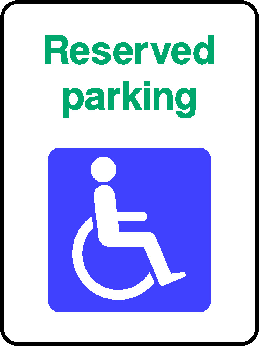 Reserved Parking DDA Act Signage - DDA0011.