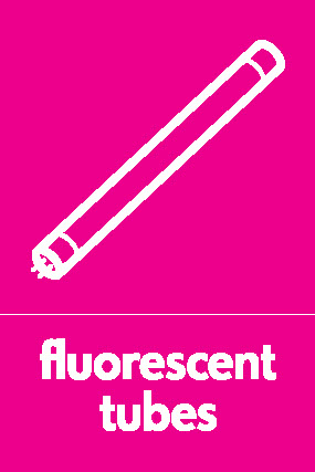 Fluorescent Tubes Recycling Electrical Signage - ELEC0081