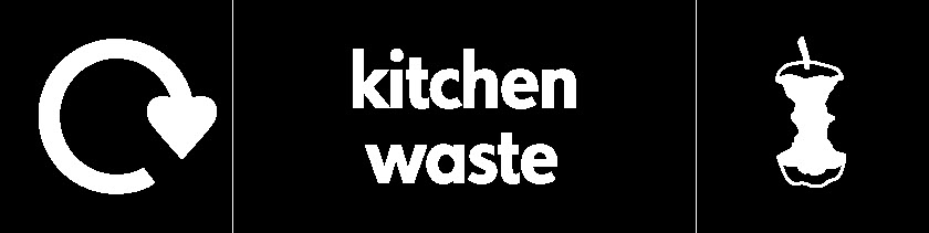 Kitchen Waste Recycling Household Organics Signage - ORGA0012