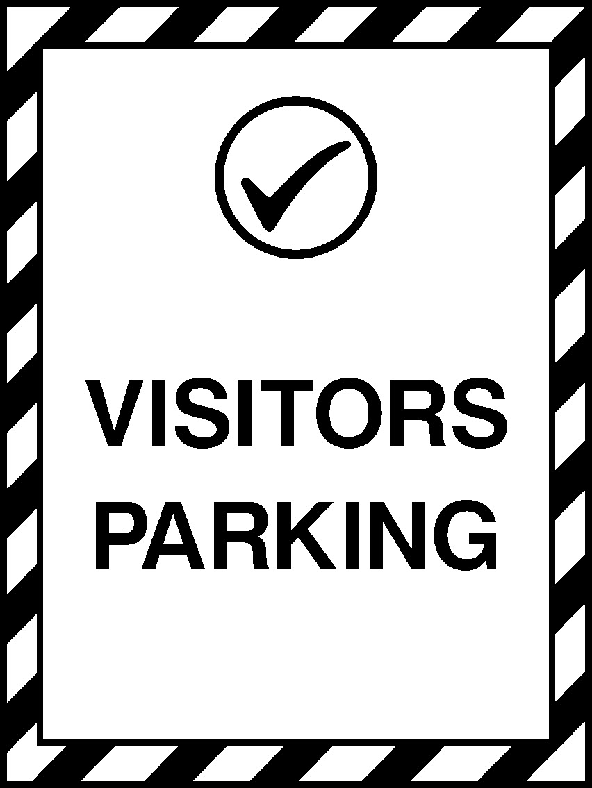 Visitors Parking Parking Signage - PARK0040