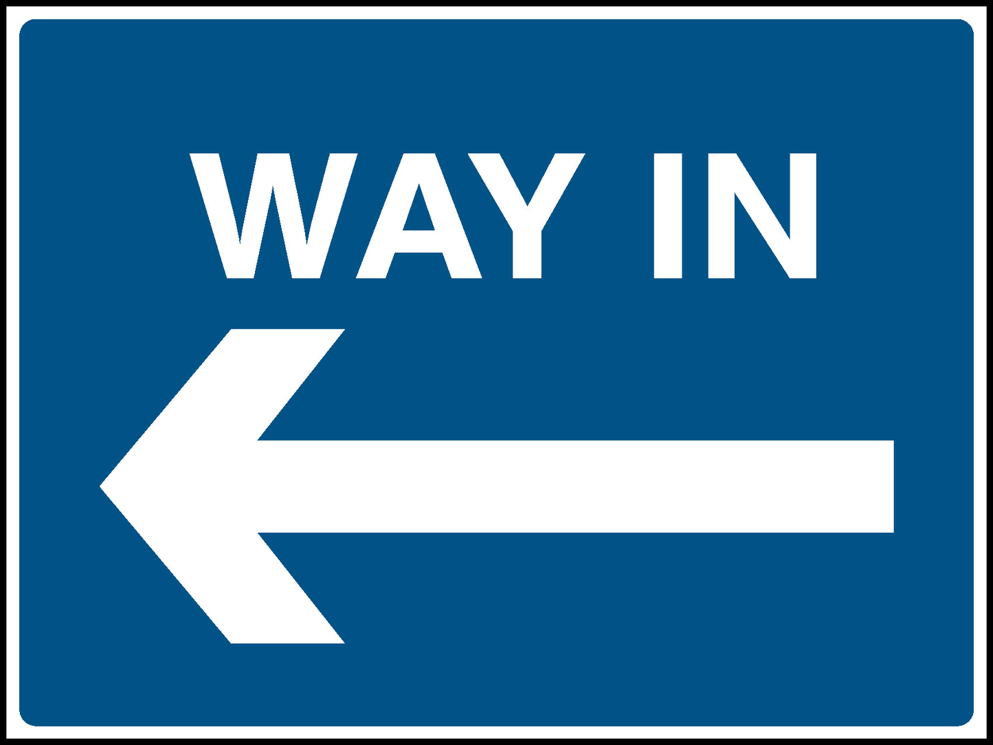 Way In Parking Signage - PARK0009