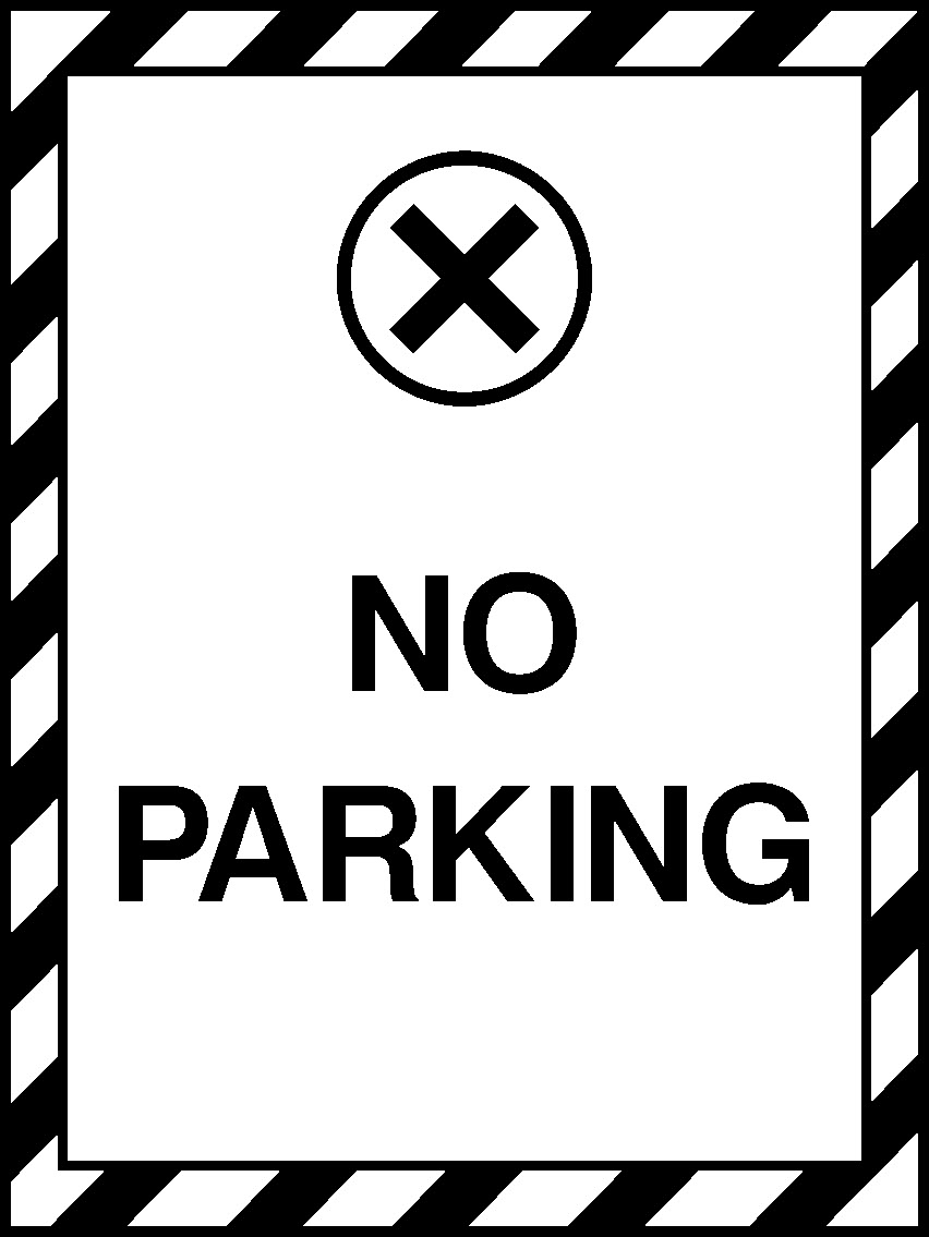 No Parking Parking Signage - PARK0045