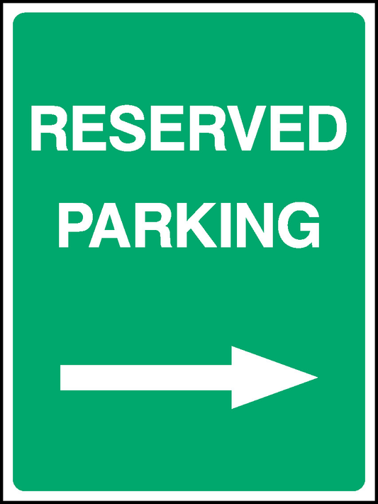 Reserved Parking Parking Signage - PARK0037