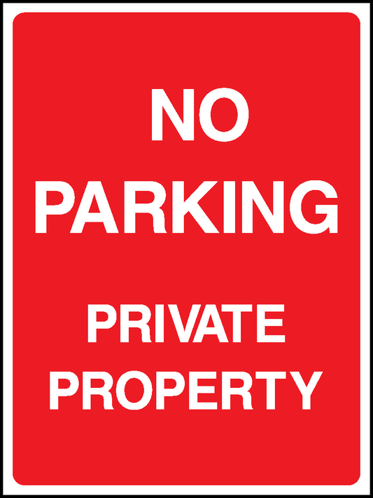 No Parking Private Property Parking Signage - PARK0022