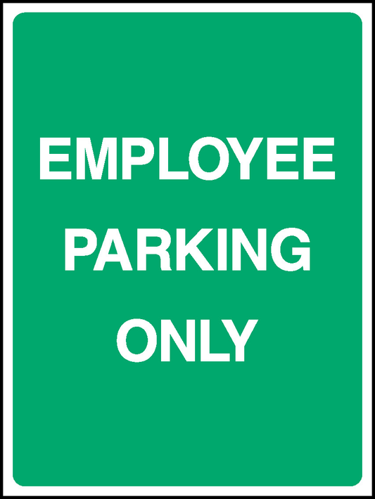 Employee Parking Only Parking Signage - PARK0030