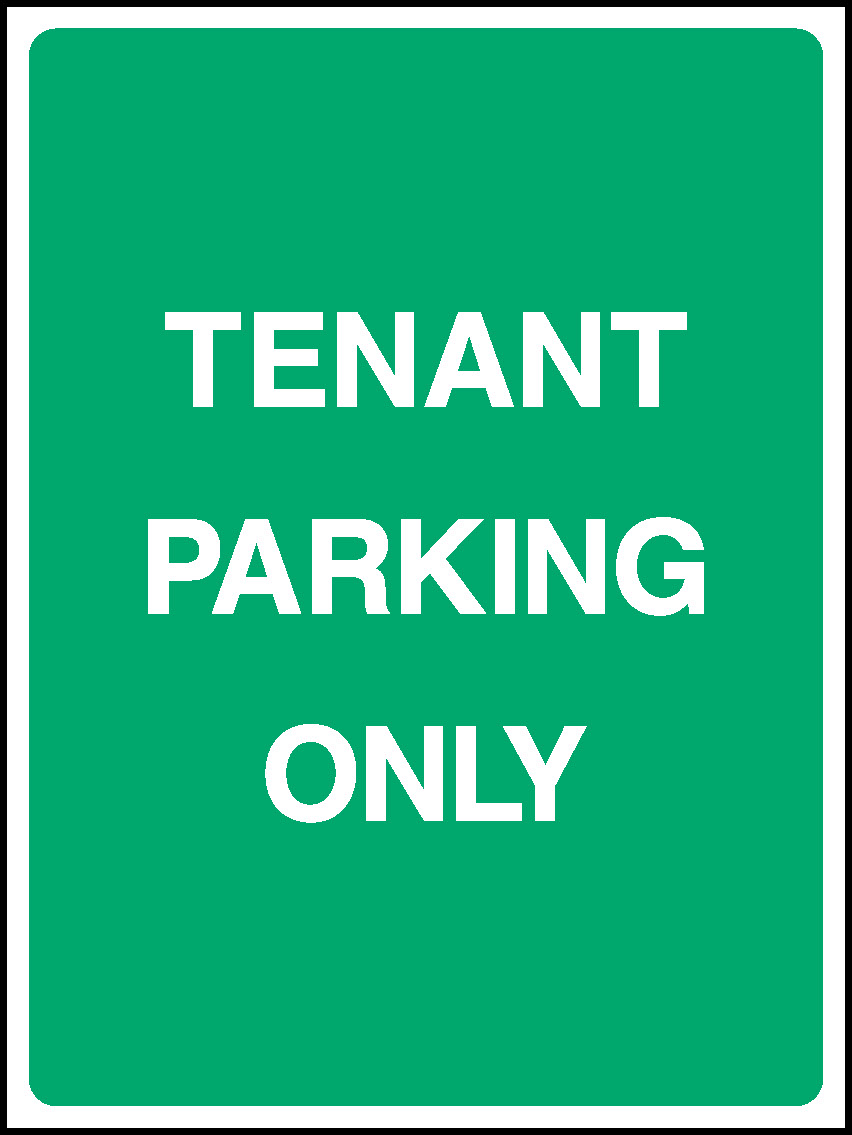 Tenant Parking Only Parking Signage - PARK0031