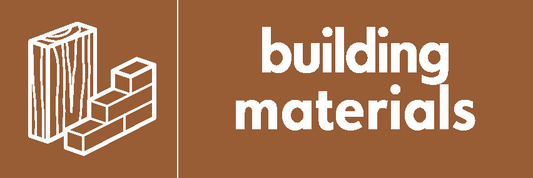 Building Materials Recycling Building Materials Signage - BUIL0007