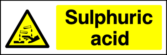 Sulphuric Acid Warning Chemical Danger Signage - CHEM0006