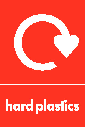 Hard Plastics Recycling Plastics Signage - PLAS0015