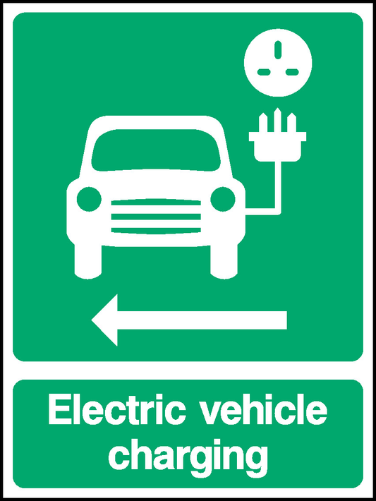 Electric Vehicle Charging Parking Signage - PARK0084