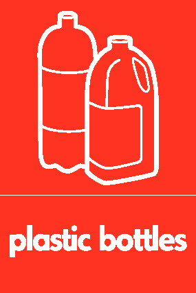 Plastic Recycling Plastics Signage - PLAS0023