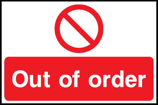 Out Of Order Lockout Signs Signage - LOCK0014