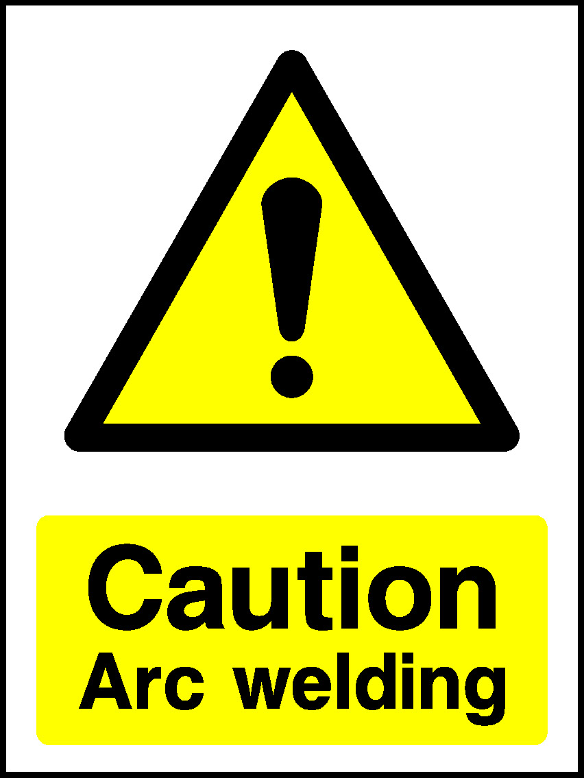 Caution Arc Welding Mandatory Signs Machinery & General Signage - MACH0031