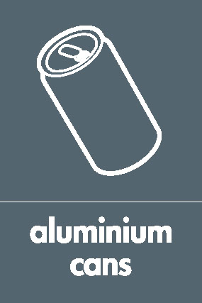 Aluminium Cans Recycling Metals Signage - META0044