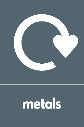 Metals Recycling Metals Signage - META0040