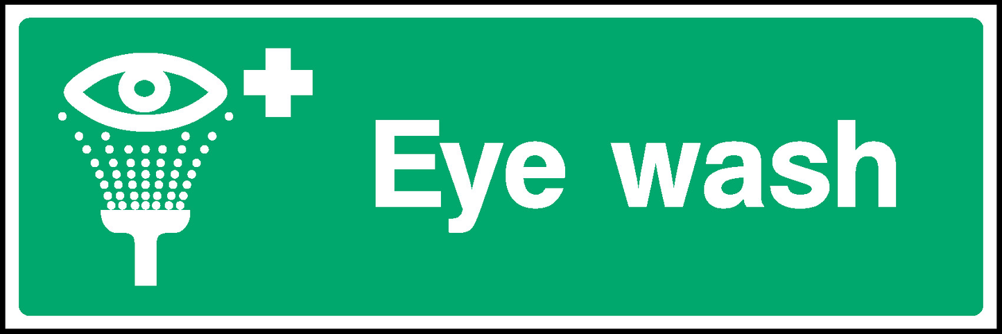 Eye Wash First Aid Signage - FAID0034