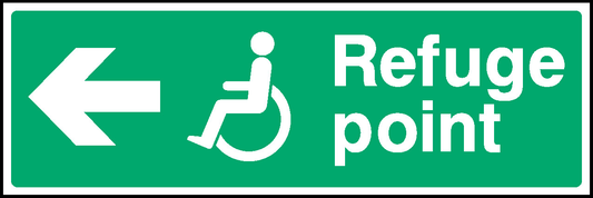 Refuge Point Emergency Escape Signage - EMER0071