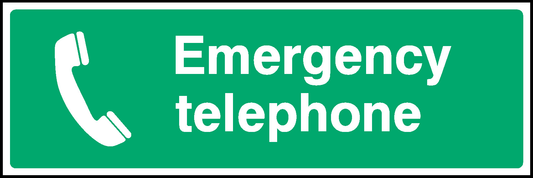 Emergency Telephone First Aid Signage - FAID0027