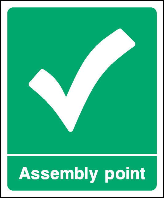 Assembly Point Emergency Escape Signage - EMER0075