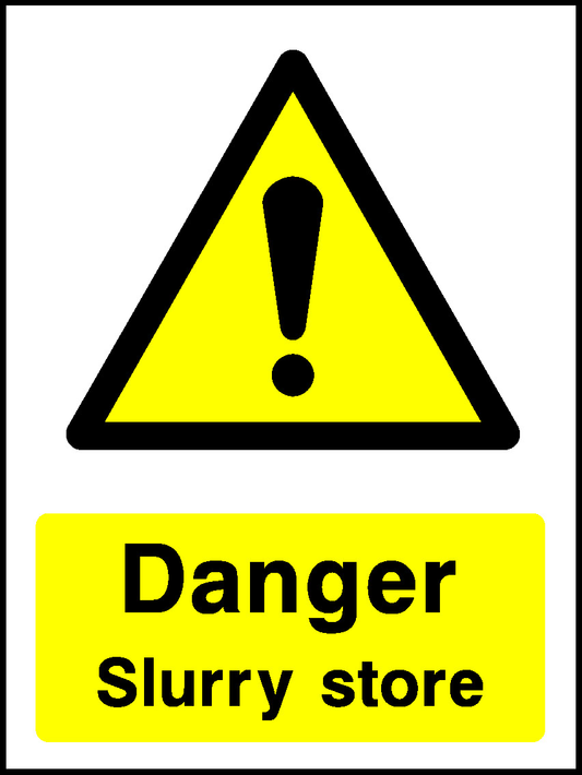 Danger Slurry Store Countryside & Agriculture Signage - COUN0022