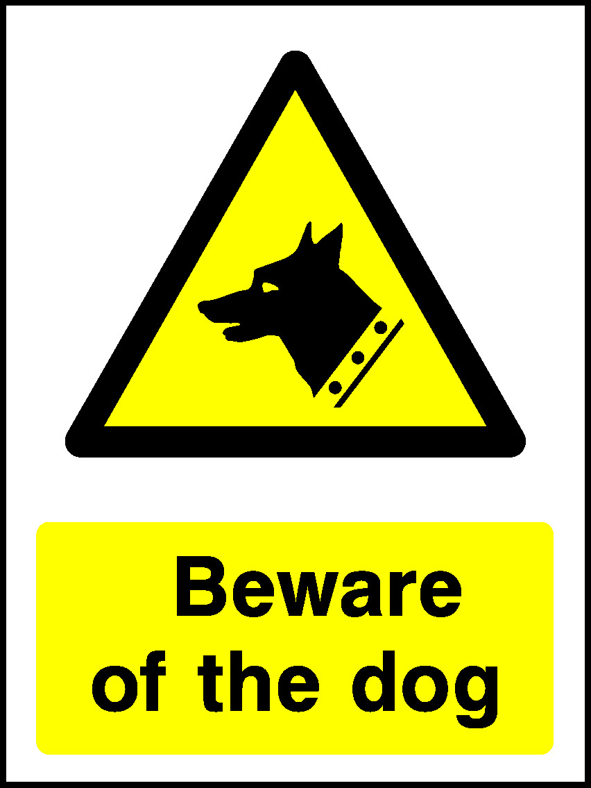 Beware Of The Dog Countryside & Agriculture Signage - COUN0003