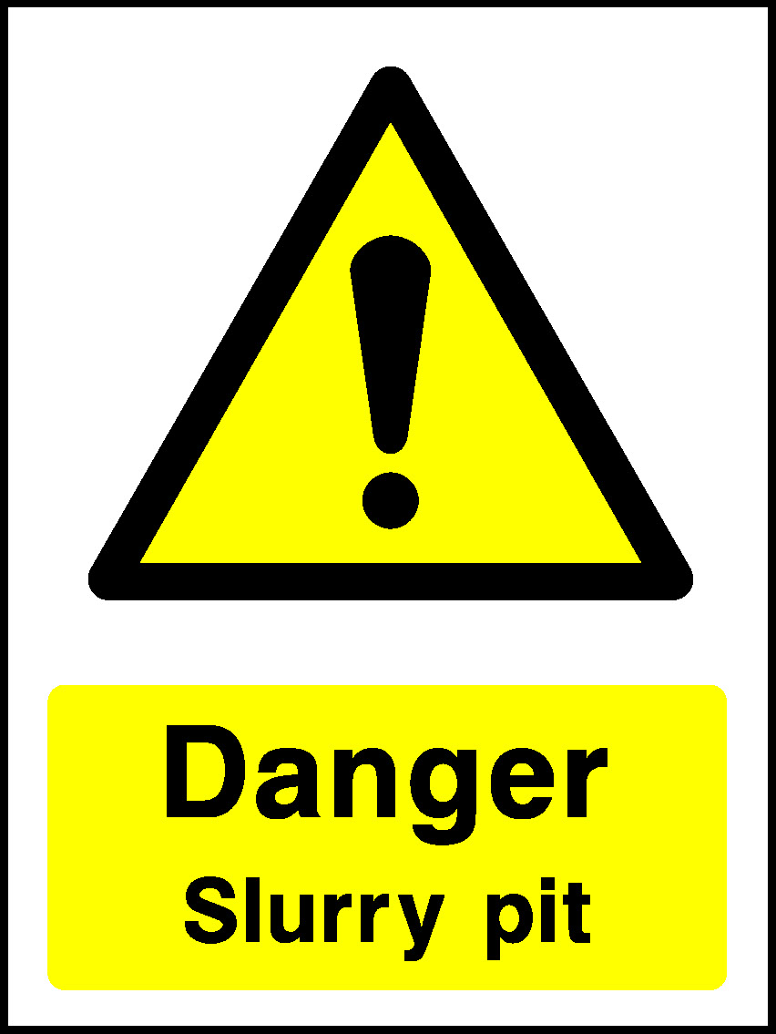 Danger Slurry Pit Countryside & Agriculture Signage - COUN0023