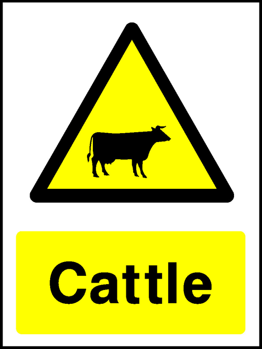 Cattle Countryside & Agriculture Signage - COUN0008