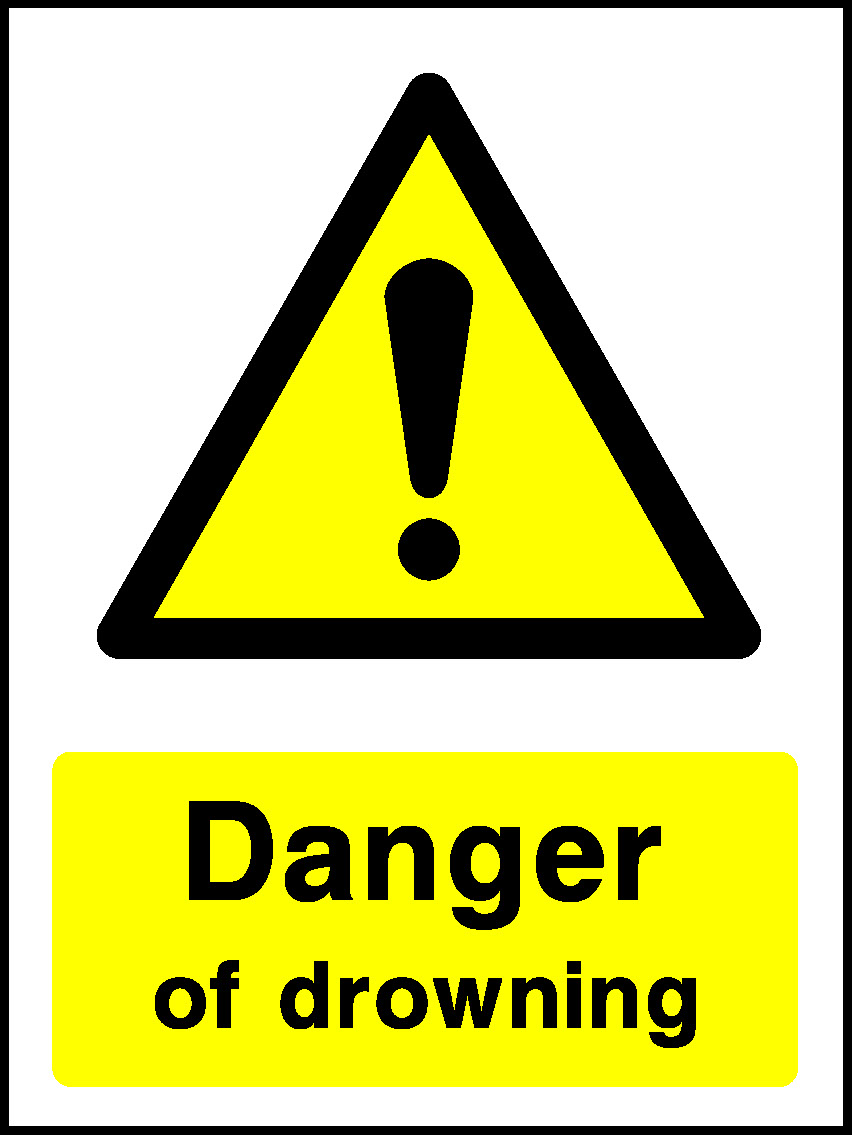 Danger Of Drowning Countryside & Agriculture Signage - COUN0039