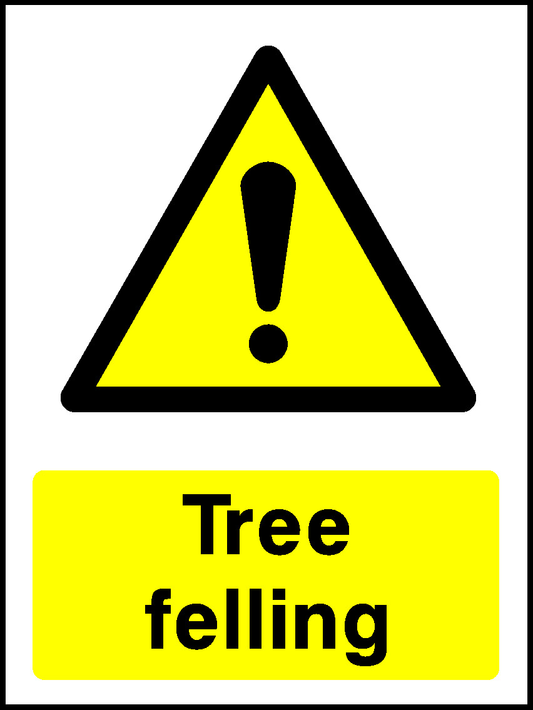 Tree Felling Countryside & Agriculture Signage - COUN0032