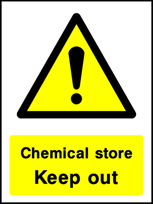 Chemical Store Keep Out Countryside & Agriculture Signage - COUN0046