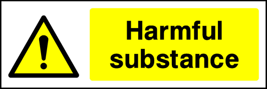 Harmful Substance Warning Chemical Danger Signage - CHEM0031