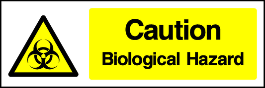 Caution Biological Hazard Warning Chemical Danger Signage - CHEM0043