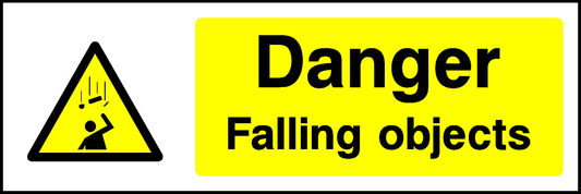 Danger Falling Objects Construction-Signage - CONS0043