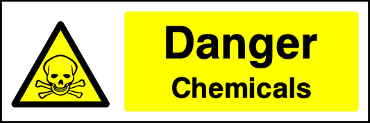 Danger Chemicals Warning Chemical Danger Signage - CHEM0016