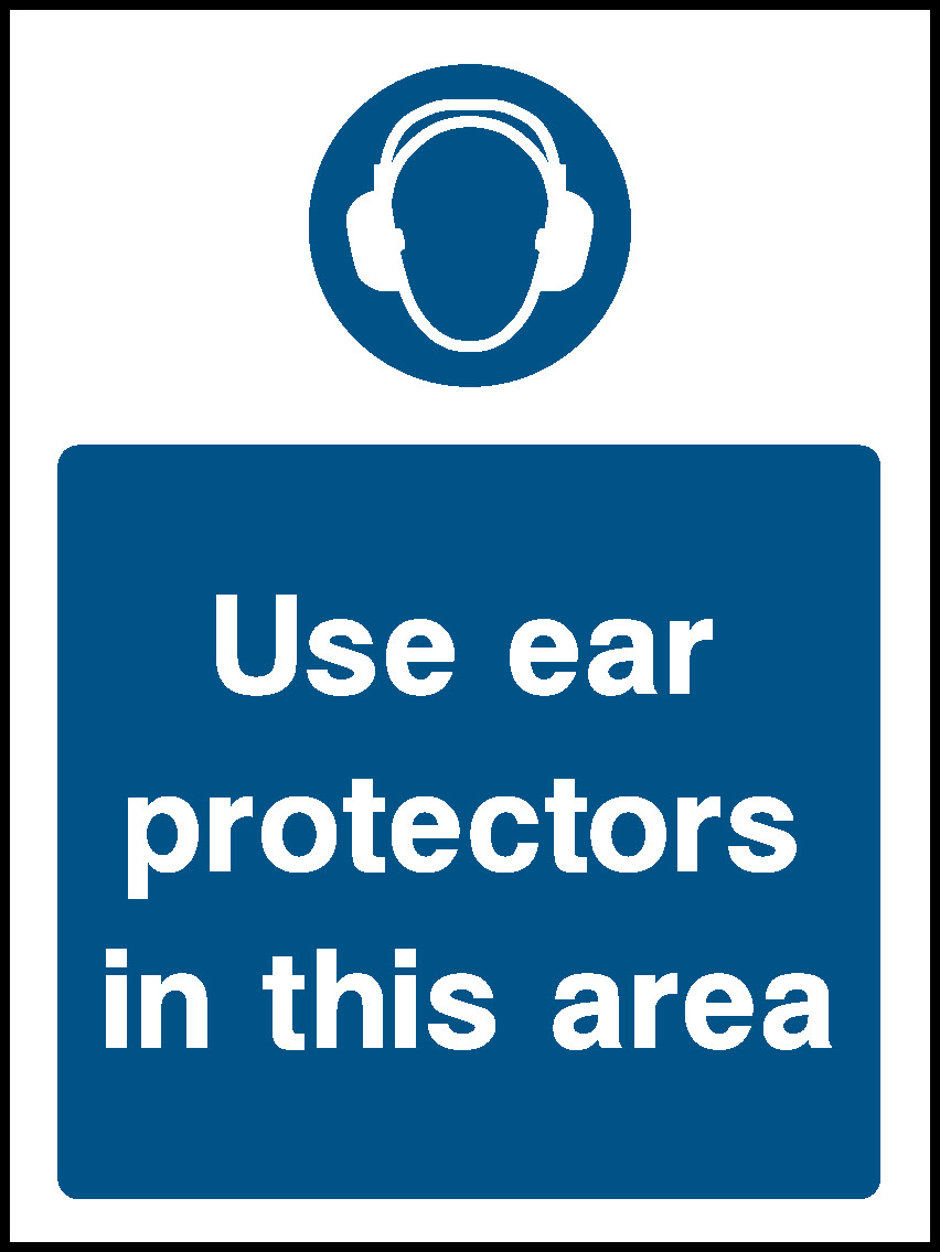 Use Ear Protectors In This Area Mandatory Signs Personal Protective Equipment Signage - PPE0031.