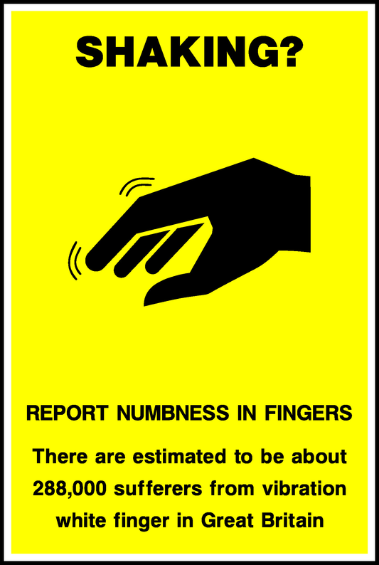 Shaking Safety Posters Signage - POST0007