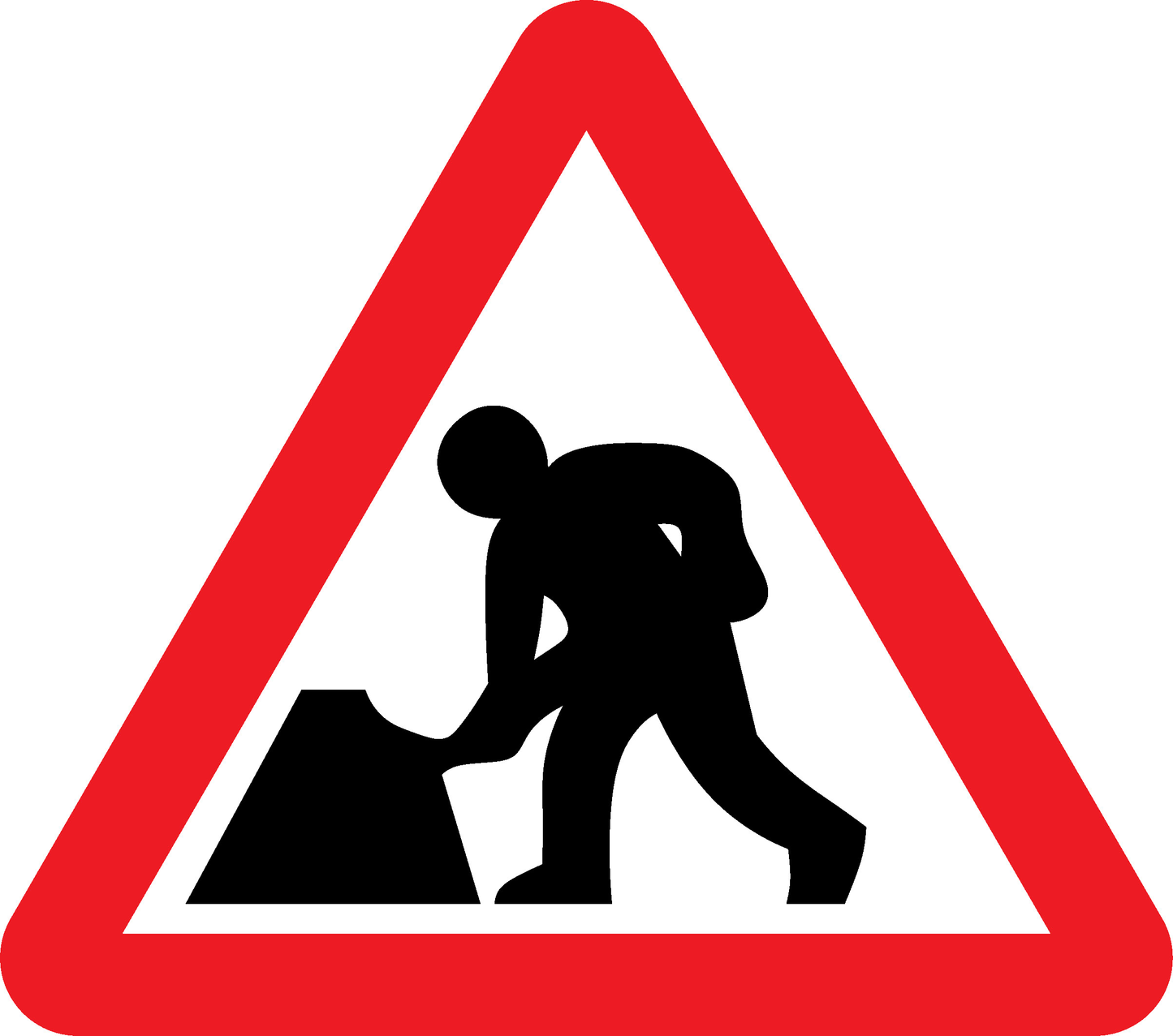 Men At Work Road Traffic Temporary Warning Signage - TEMP0026