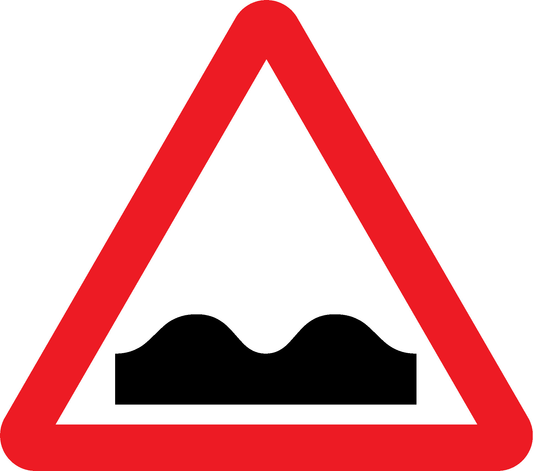 Humps Road Traffic Warning Signage - WARN0001