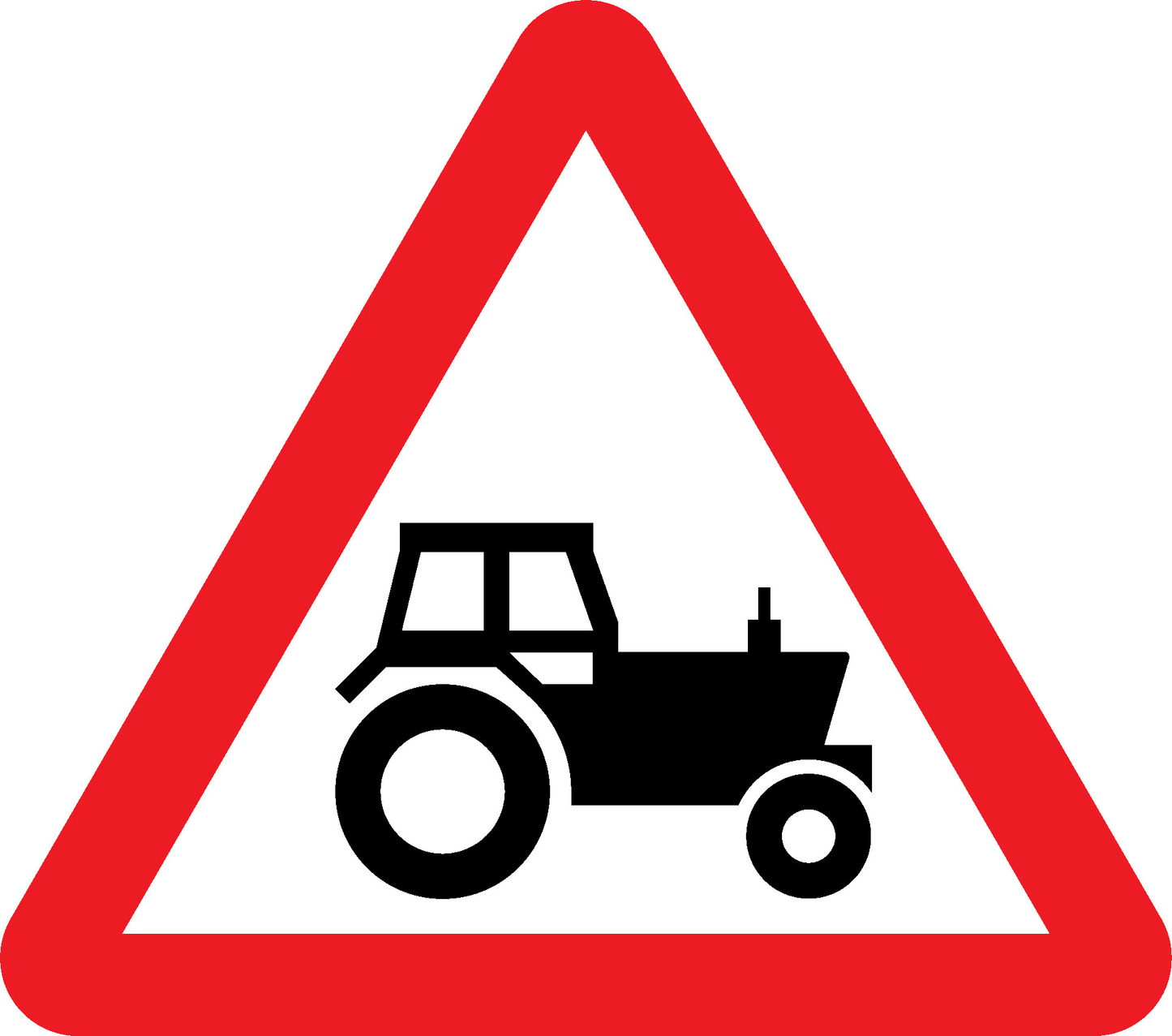 Tractors Road Traffic Warning Signage - WARN0036