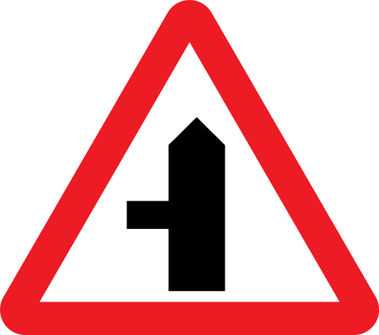 Junction Road Traffic Warning Signage - WARN0030