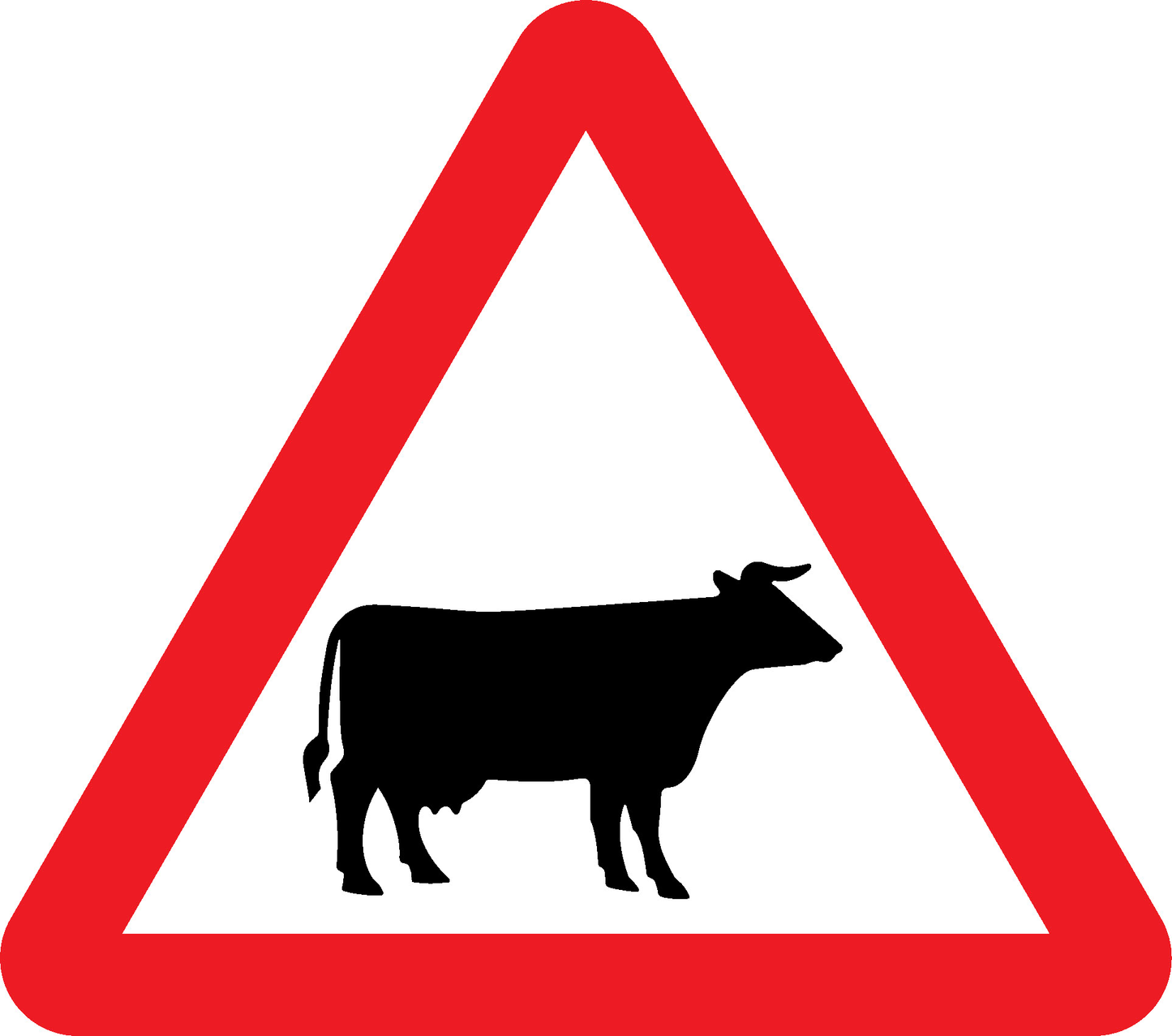 Cows Road Traffic Warning Signage - WARN0037