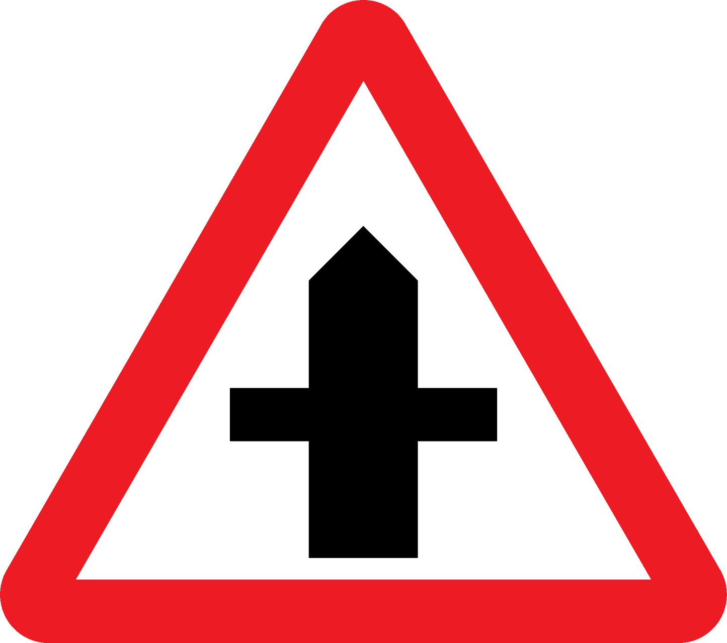 Crossing Traffic Road Traffic Warning Signage - WARN0024