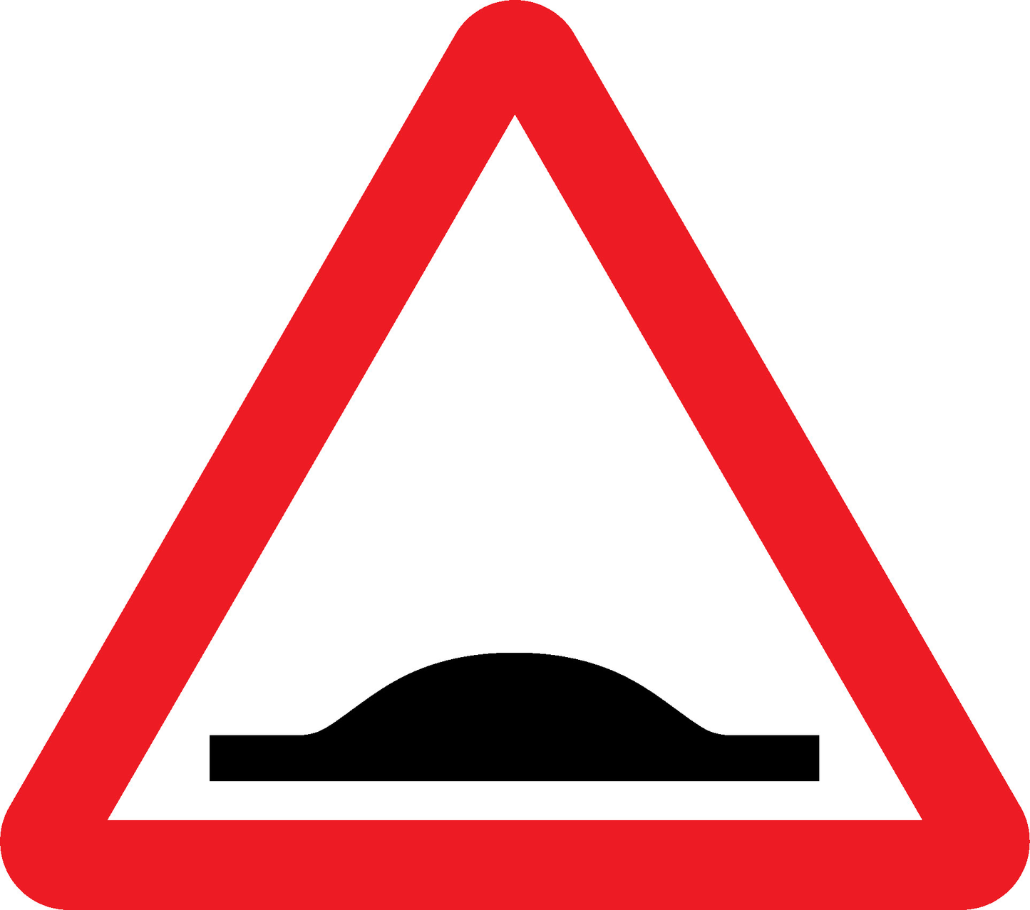 Hump Road Traffic Warning Signage - WARN0003